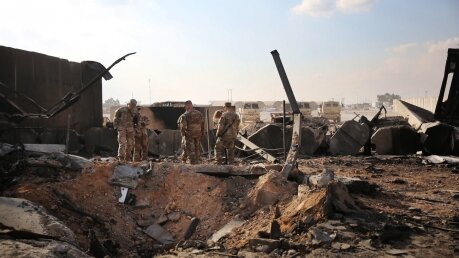 ирак, база, аль-асад, ракетный удар, иран, разрушения, фото 