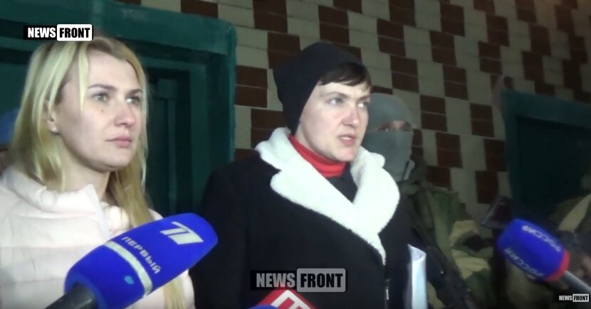 Опубликованы кадры обращения Савченко к лидерам "нормандской четверки" после посещения колонии под Донецком