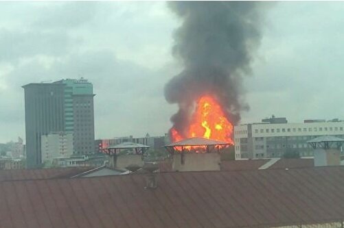 В Москве вспыхнул масштабный пожар: горит "центр"