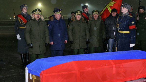 Липецк прощается с Героем России, командиром сбитого в Сирии Су-24 Олегом Пешковым
