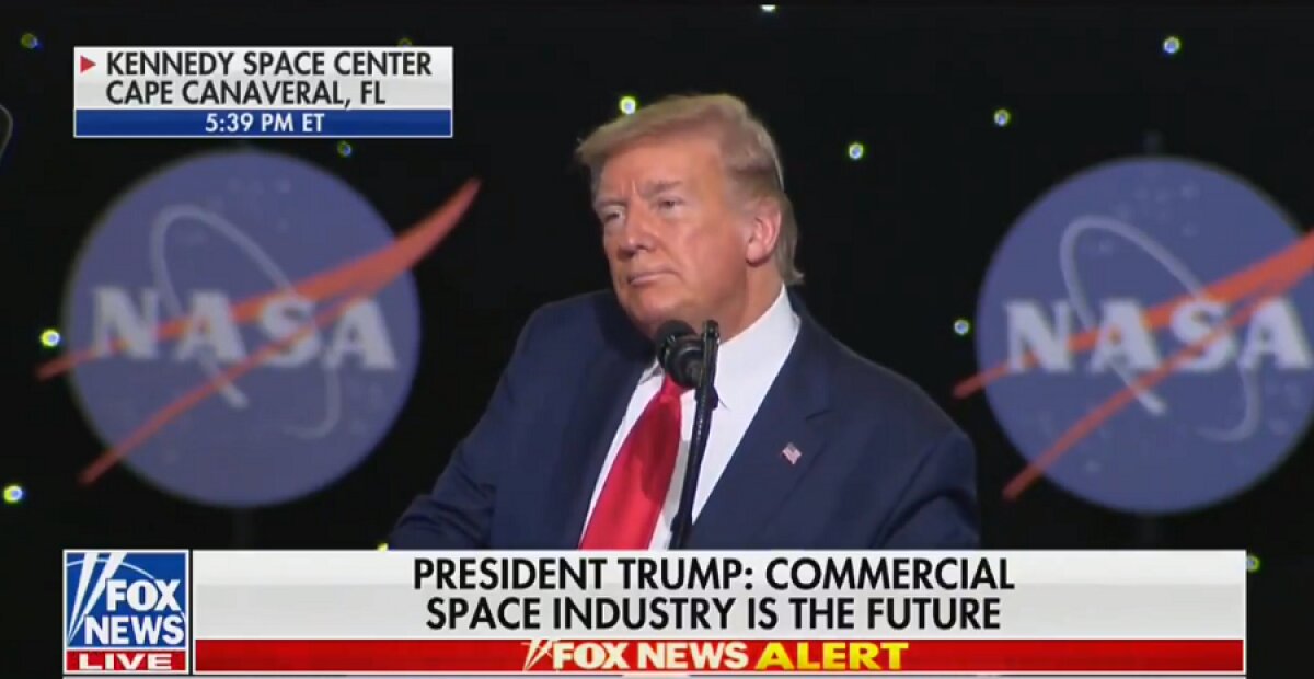 "Первой страной на Марсе будут США", - Трамп объявил о мировом лидерстве после запуска Crew Dragon