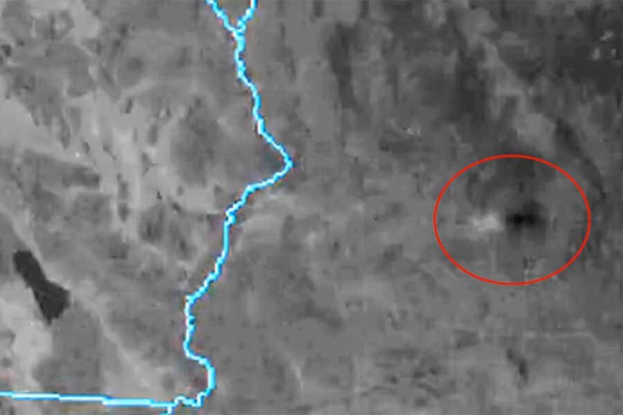 В Сети появился видеоматериал, на котором показано, как огромные НЛО летали во время пожаров в Калифорнии 