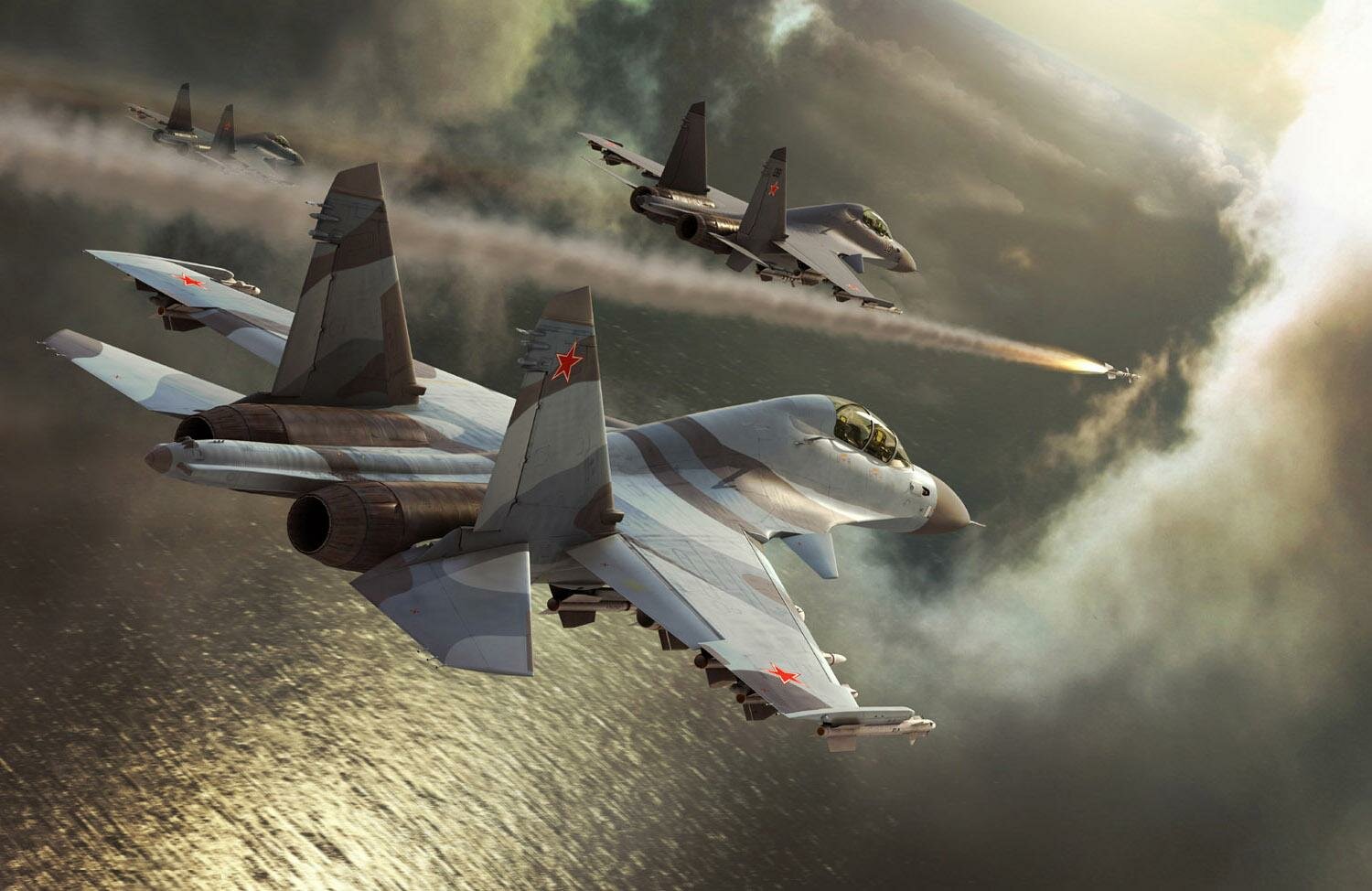 Два истребителя "Су-30" дали жесткий отпор восьми истребителям F-16