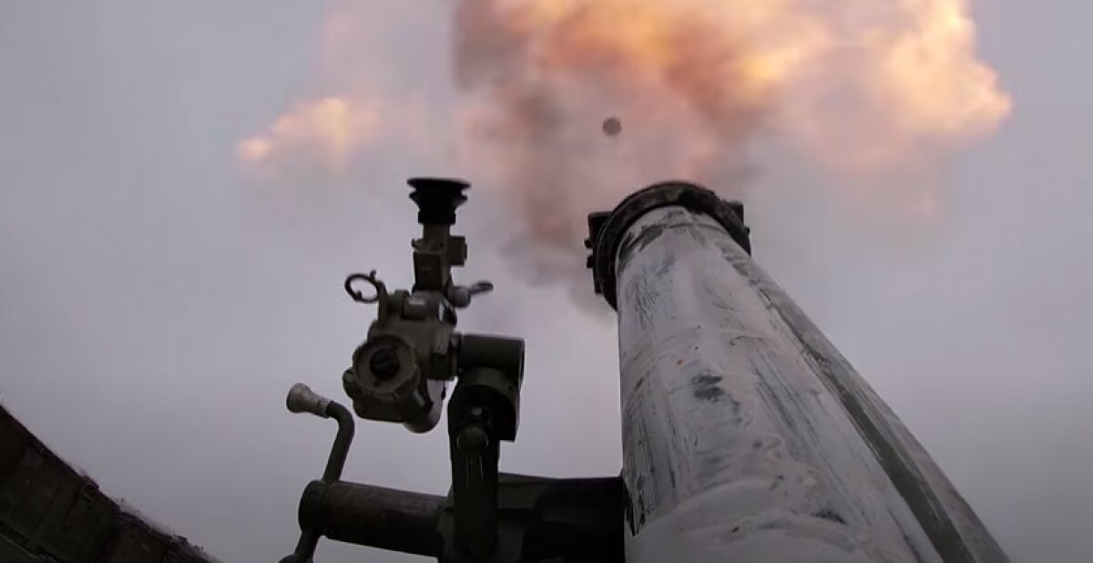 Самарские минометчики разбомбили врага из "Саней", попав на видео
