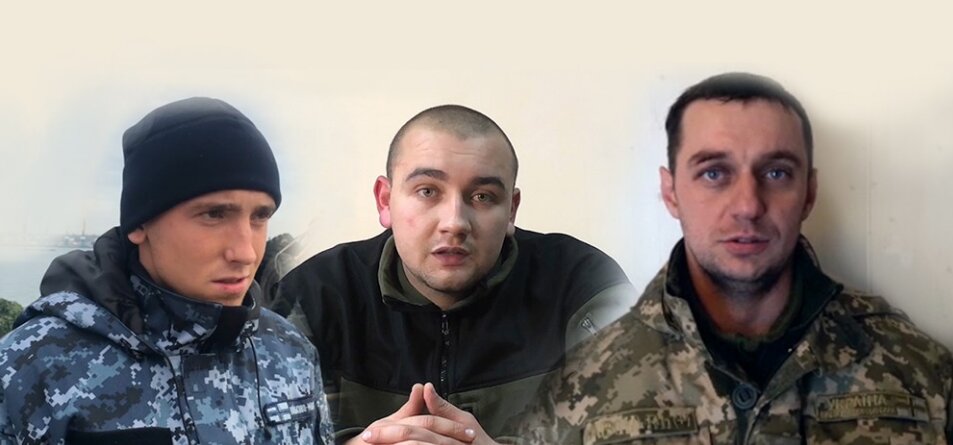 Появилось видео допроса ФСБ задержанных в Керченском проливе украинских моряков 