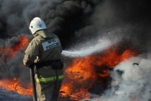 Серьезный пожар случился в оздоровительном заведении под Нижним Новгородом - кадры