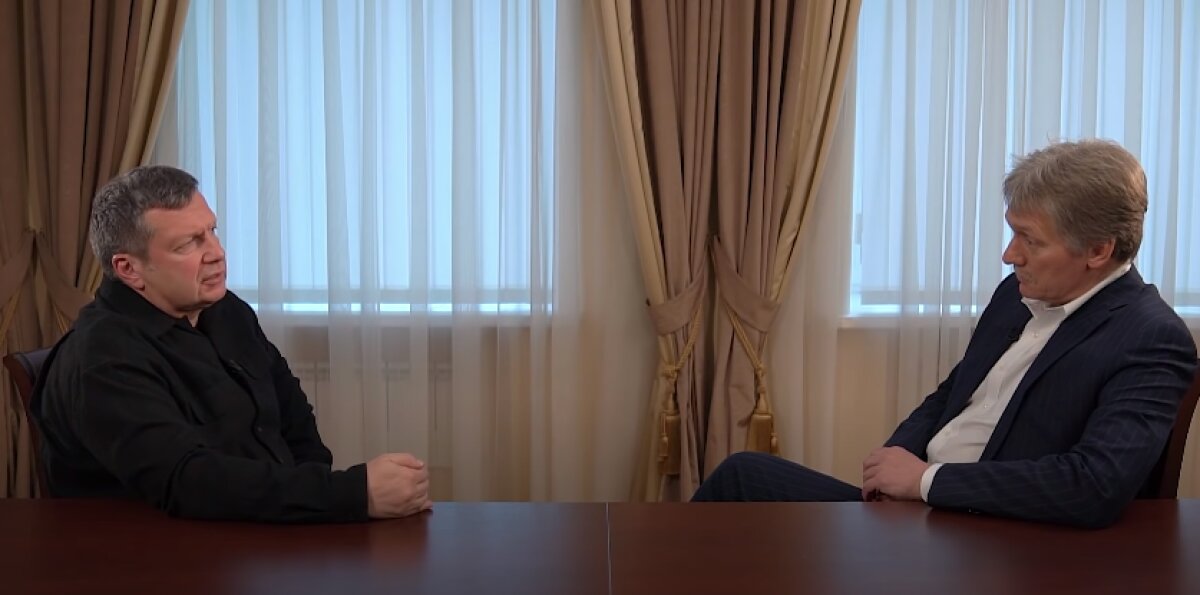 Песков описал Соловьеву реакцию Путина на Украину: "Отомстить – это не его"
