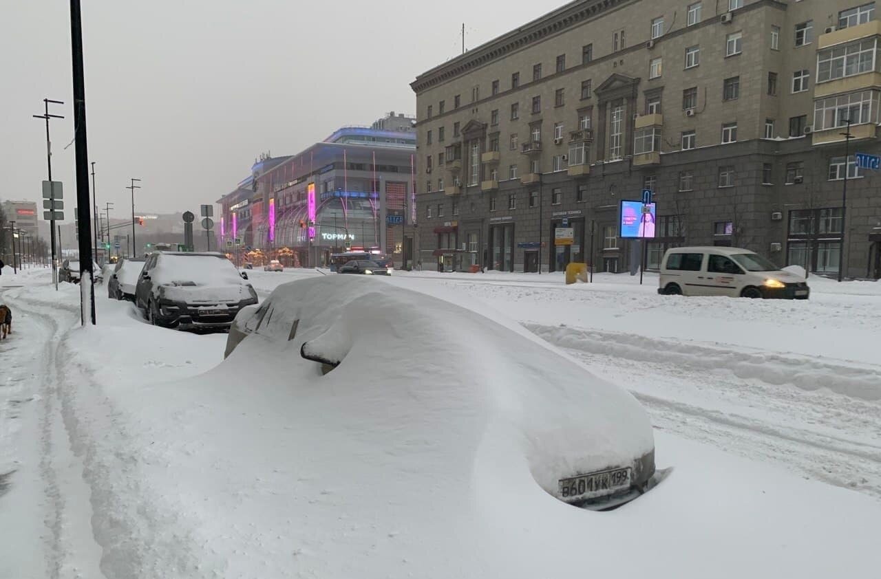 Снегопад в Москве побил рекорд по снежным осадкам