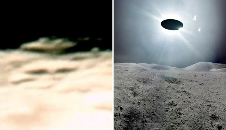 Облик пришельца и громадный НЛО: на Луне уфологи наткнулись на любопытные находки – кадры 