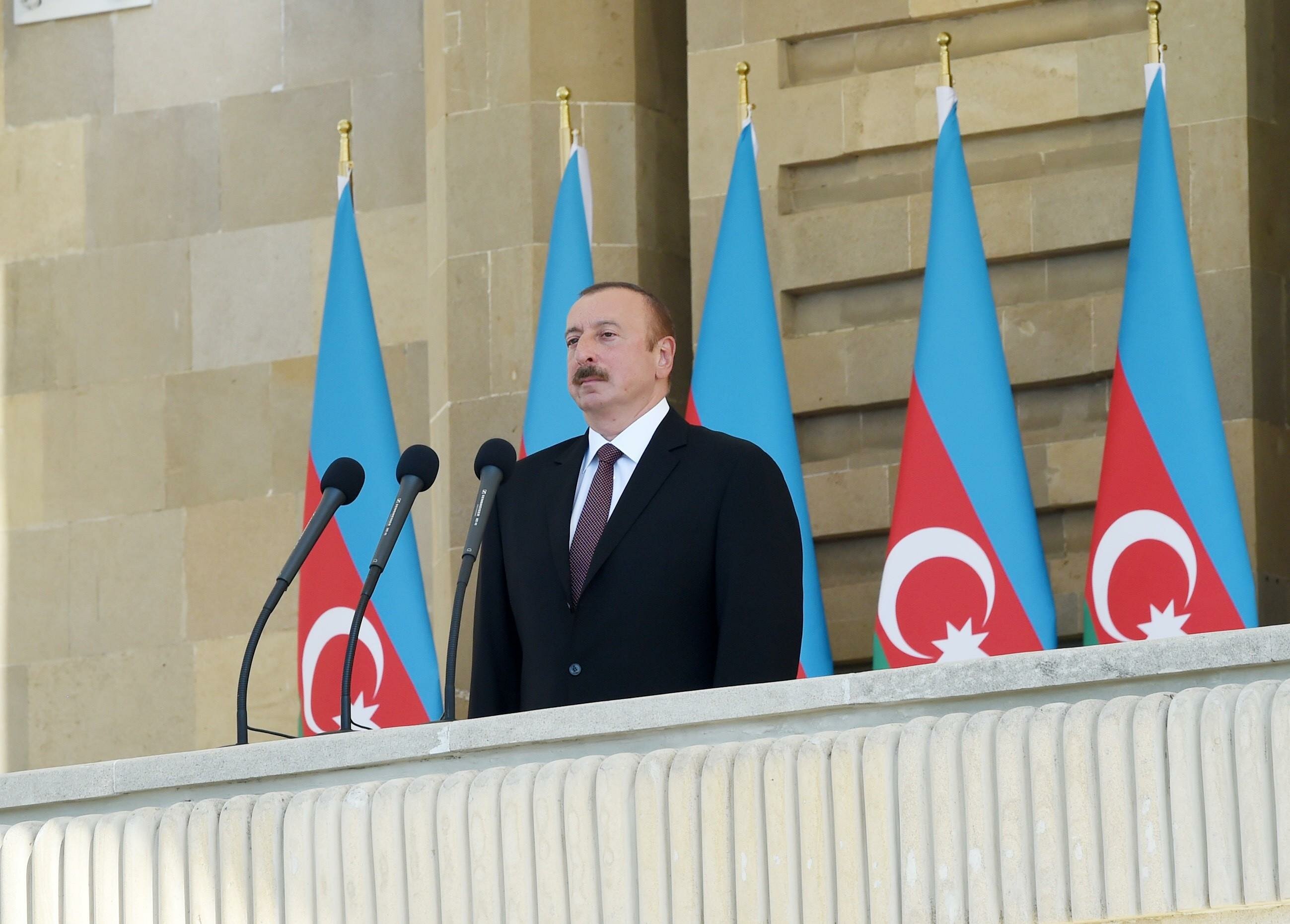 Алиев считает Ереван частью Азербайджана