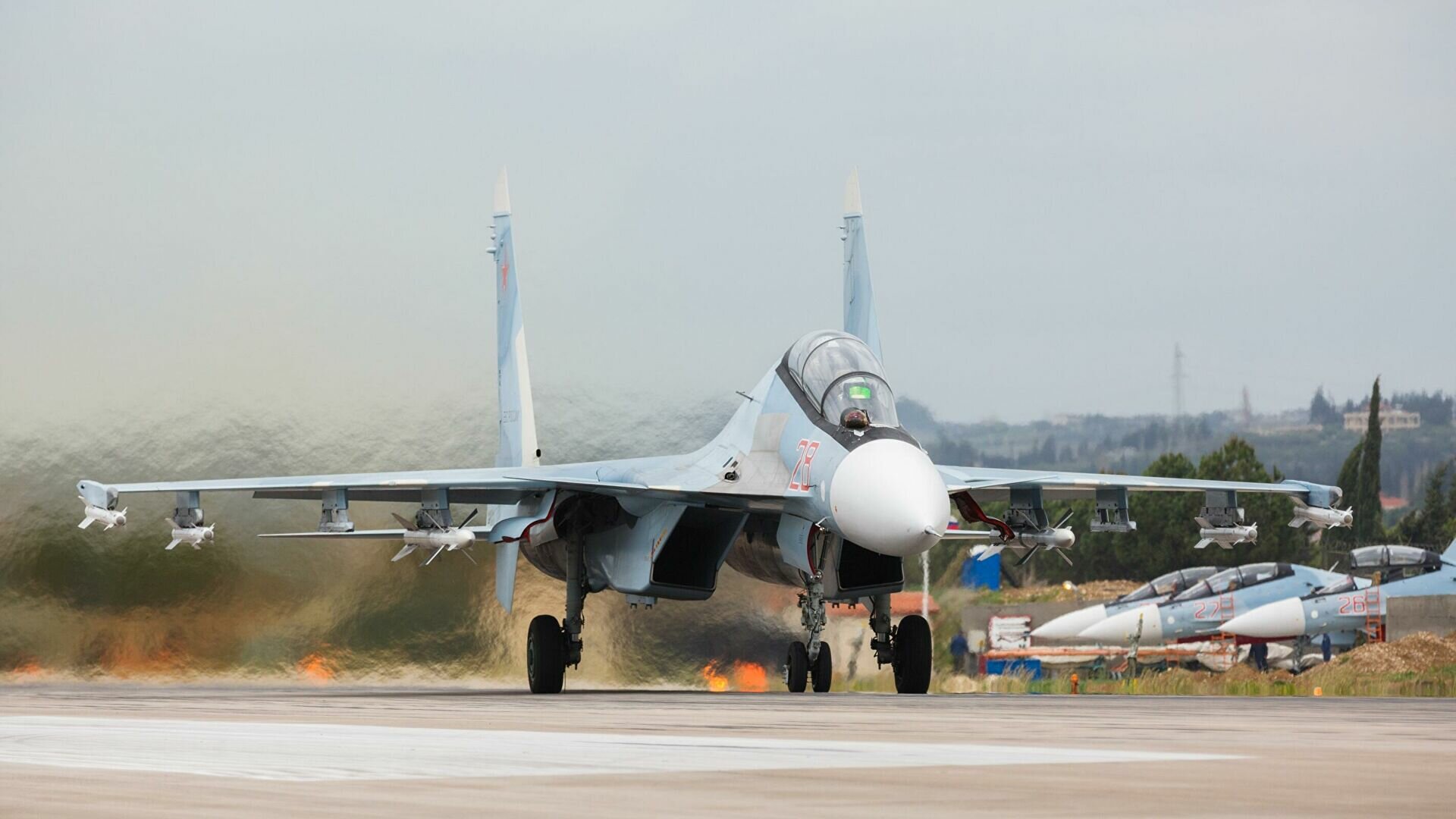 Российский Су-27 прогнал самолет ВВС США над Черным морем