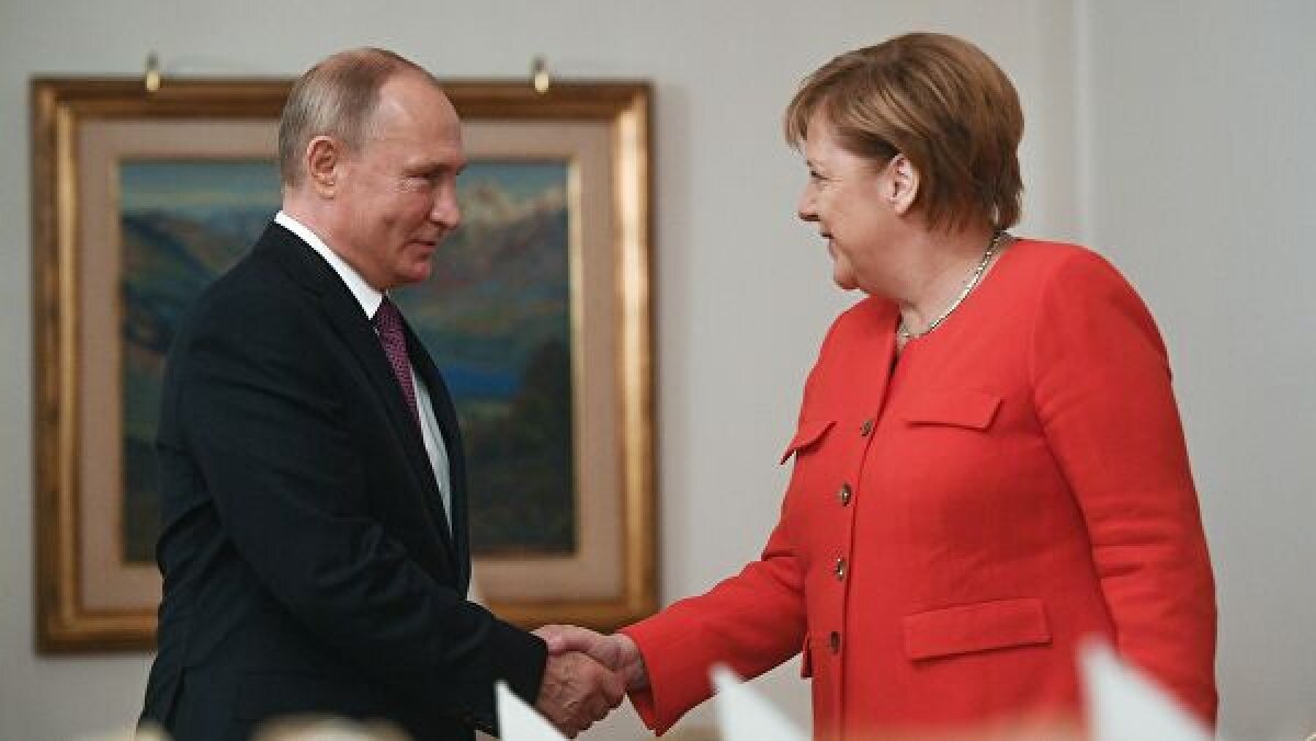 Меркель, Путин, Москва, Россия, переговоры, ситуация, эскалация, ближний восток, украина, нормандский формат