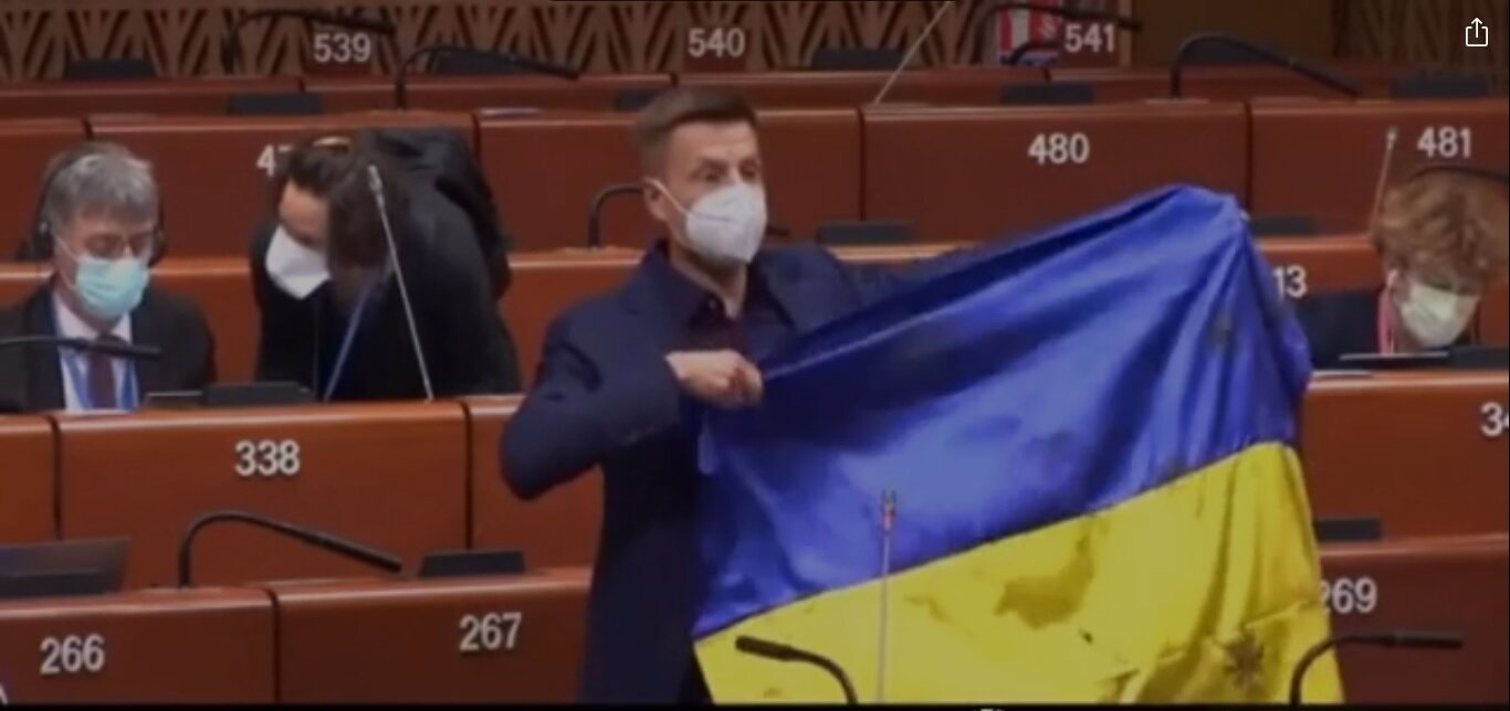 В ПАСЕ отключили микрофон украинскому нардепу Гончаренко за неподобающее поведение