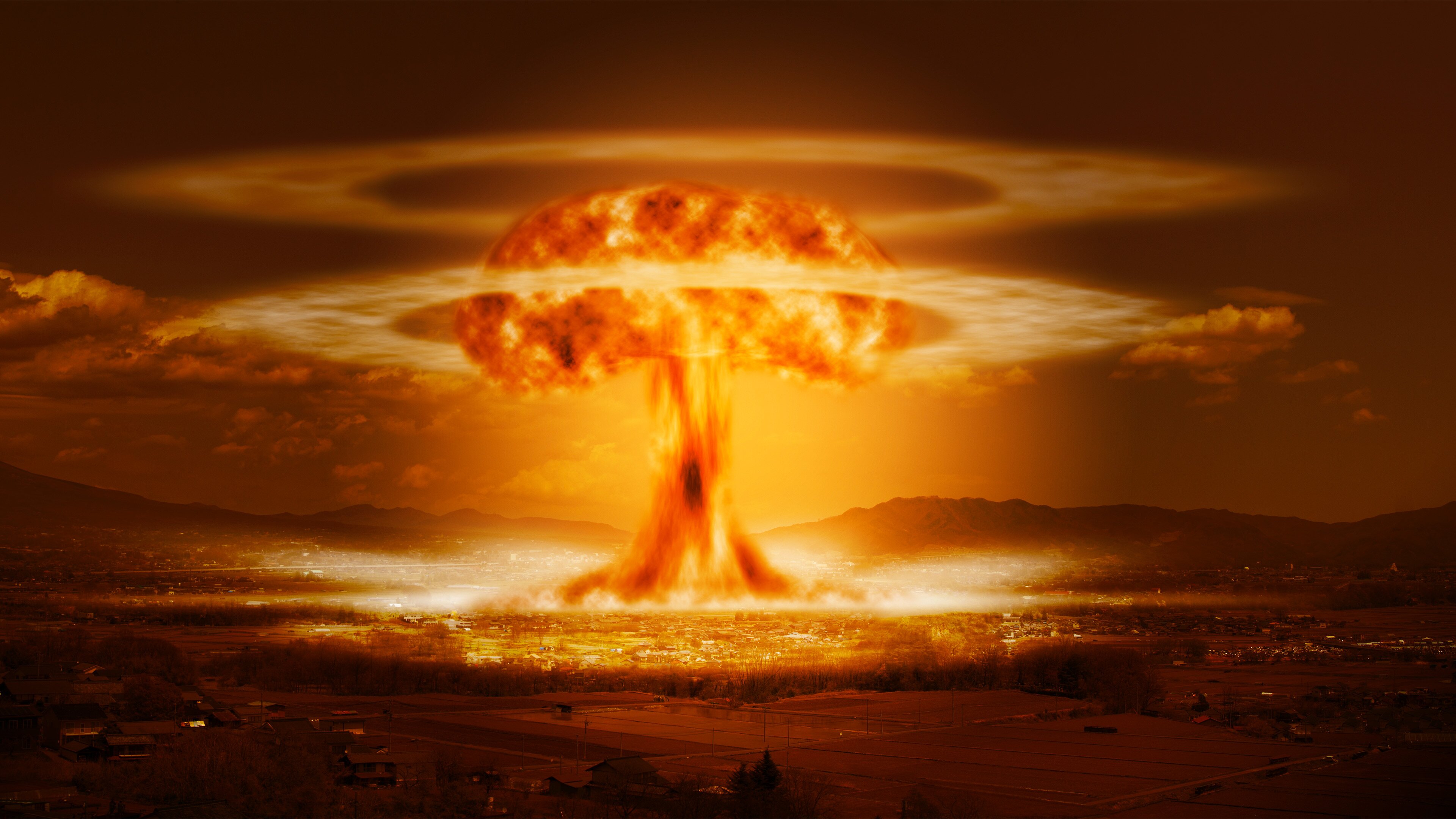 Атомный гриб. Ядерный взрыв. Атомный взрыв. Ядерный гриб. Термоядерный взрыв.