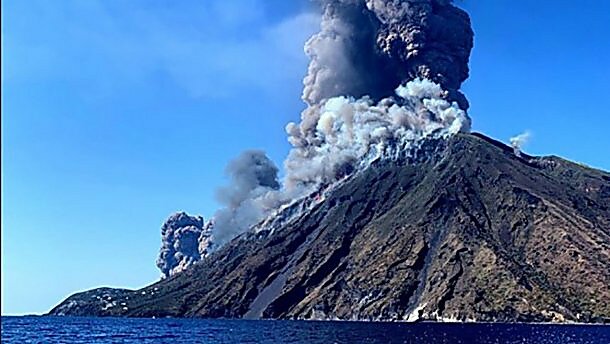 италия, вулкан, извержение, жертвы, погиб человек