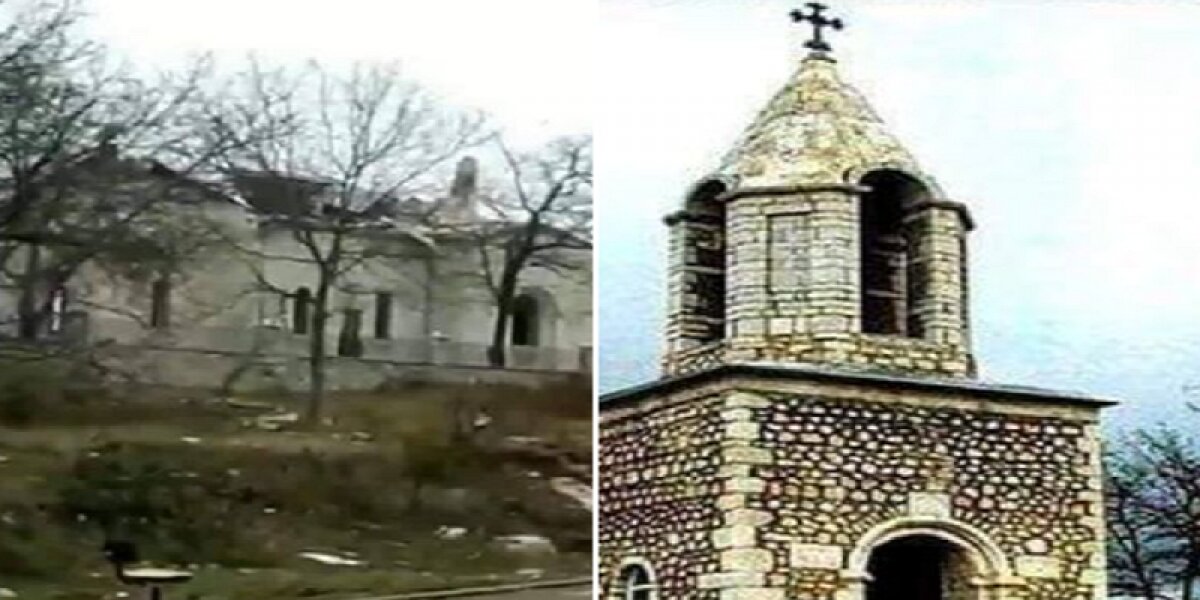 Иерей Меликян назвал разрушение Церкви Канач Жам "попыткой стереть армянскую культуру" в Карабахе 