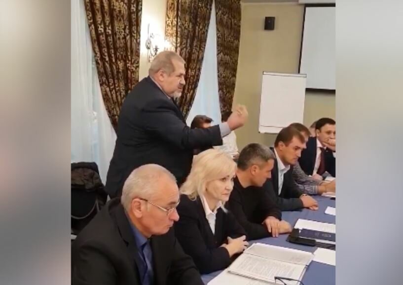 Чубаров публично оскорбил российских делегатов и сорвал заседание комиссии по Азовскому морю - кадры