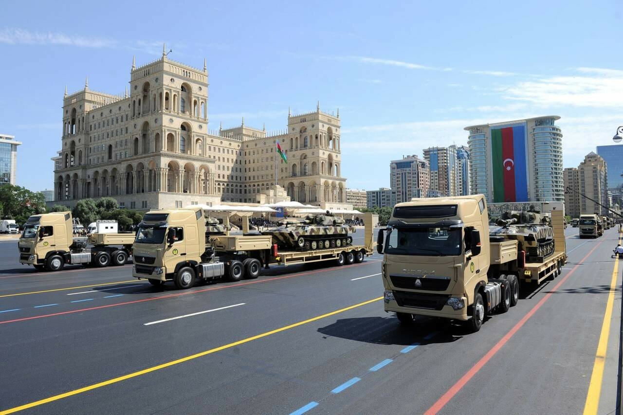 ​Парад победы в Баку: СМИ публикует первые кадры с турецкими военными