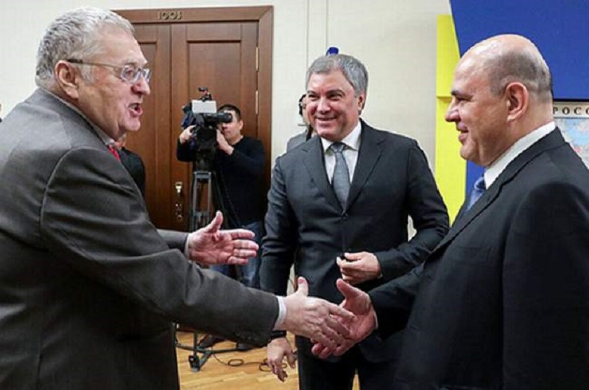 Владимир Жириновский, Михаил Мушистин, рывок, Россия, премьер-министр