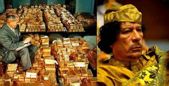 В Сеть попали сведения об убийстве Каддафи, которое устроили европейские государства из-за новой валюты 