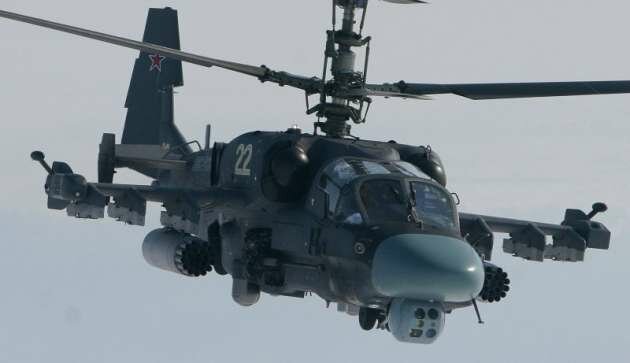 На Украине обвинили российский Ка-52 в нарушении границы под Херсоном – кадры полета боевого вертолета