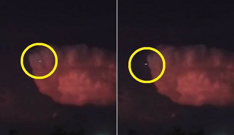 НЛО, превративший грозовое облако в причудливую тучу: в Таиланде туристы заметил внеземной объект – кадры 