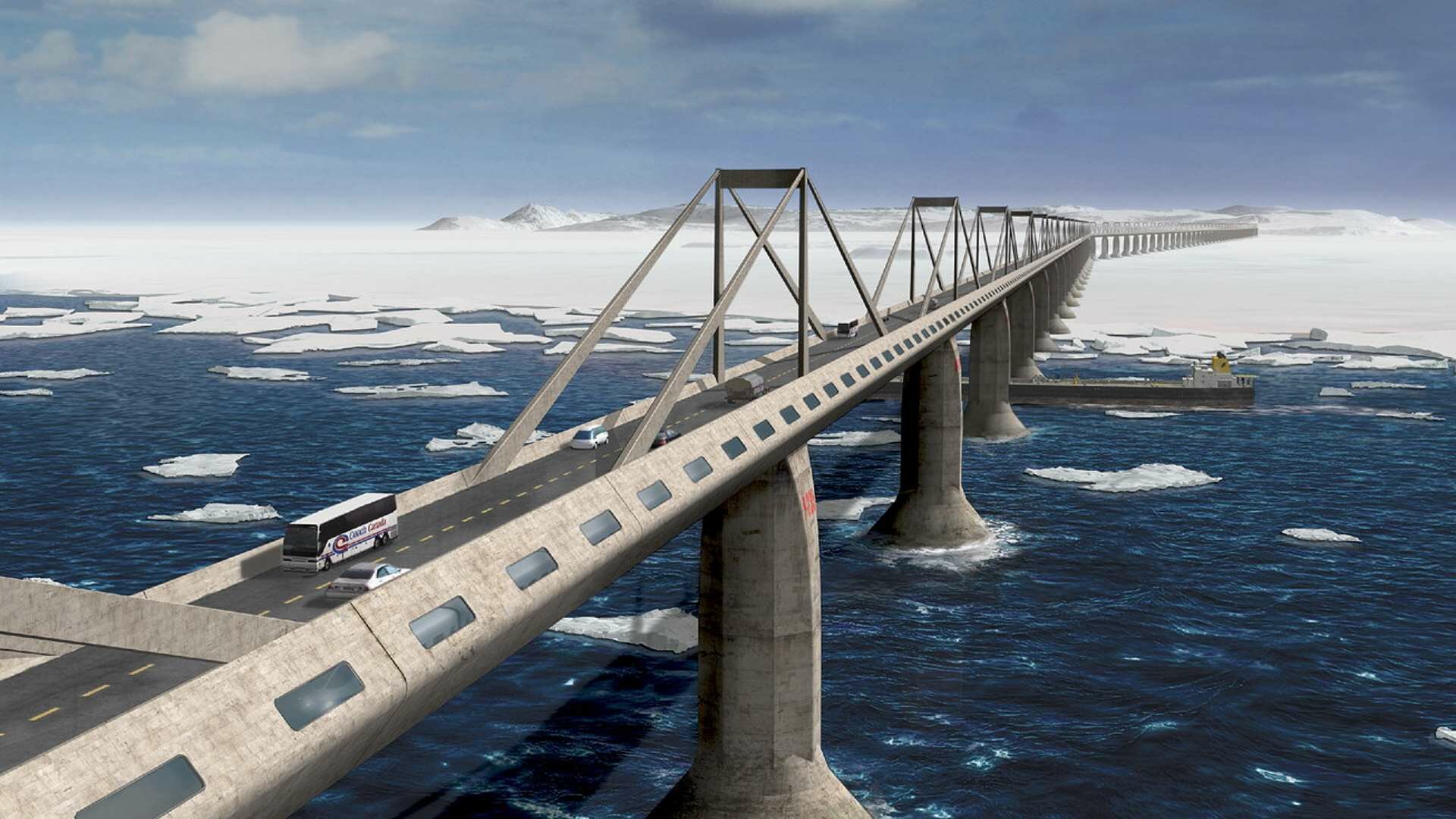 Киев потребовал, чтобы Россия немедленно прекратила строить мост в Крым