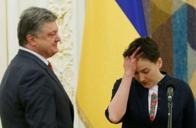 "Бегать с рупором - хорошо", - Савченко искрометно отреагировала на выступление Порошенко на "Олимпийском"
