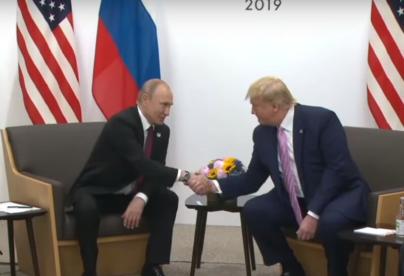 В Осаке началась встреча Путина и Трампа – первые кадры