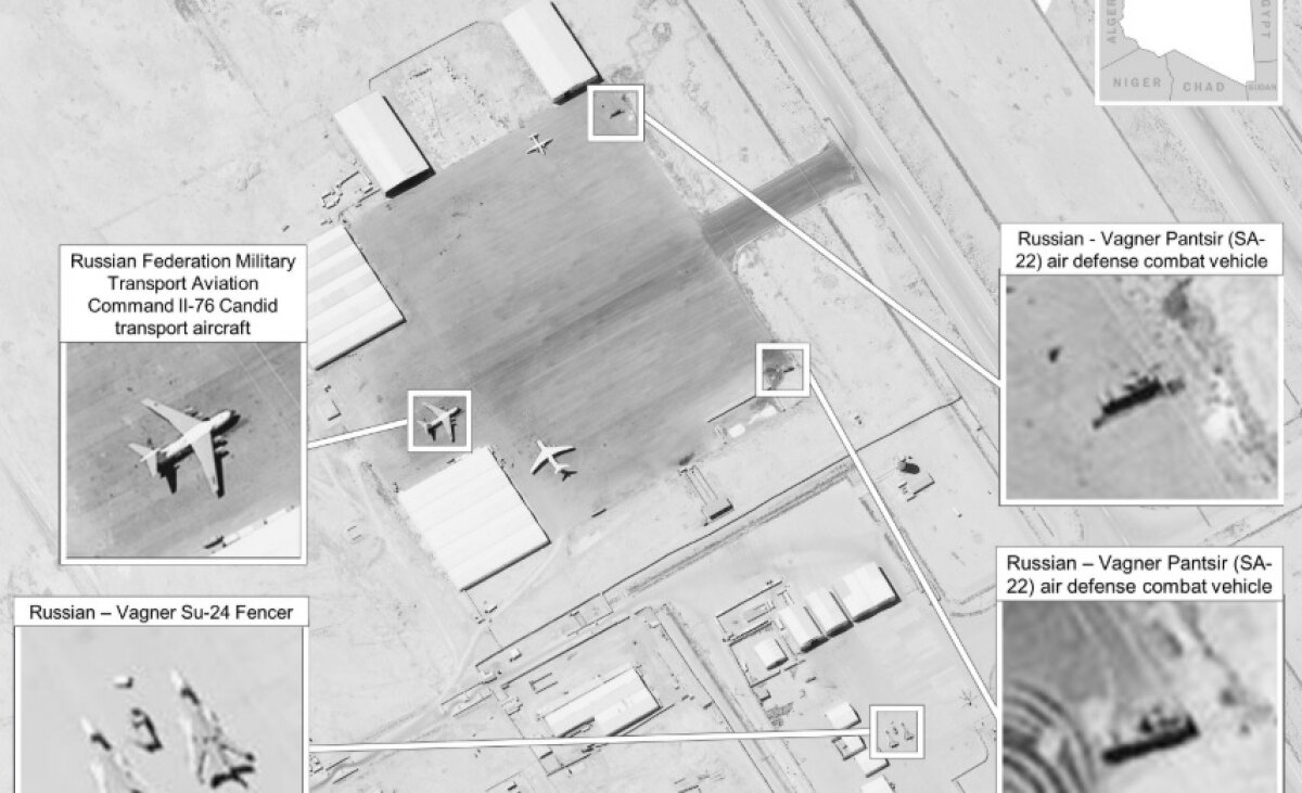 "Тигры", "Панцири", Ил-76 и Су-24: США показали российскую военную технику в Ливии 