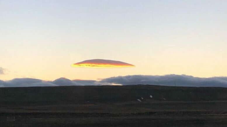 Затаились под облаками: в Исландии пришельцы прятались в небе 