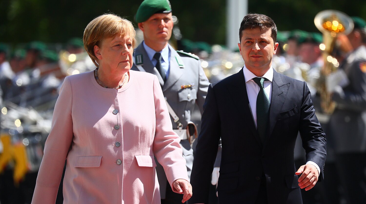 Меркель поддержала шаг Зеленского по Донбассу 