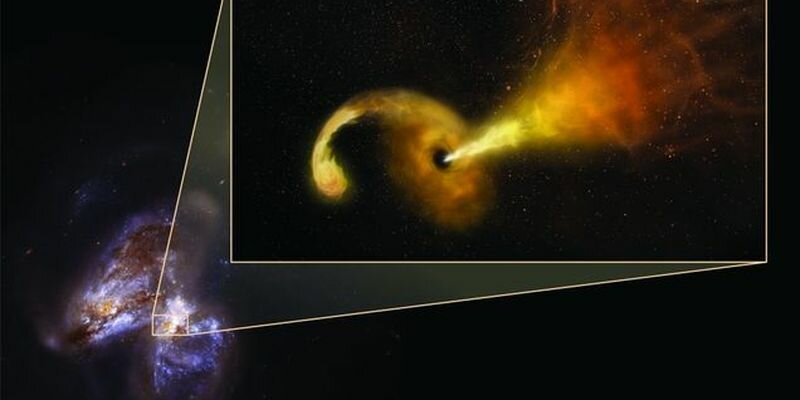 В 20 миллионов раз больше Солнца: в космосе найдена громадная черная дыра, поглотившая массивную звезду 