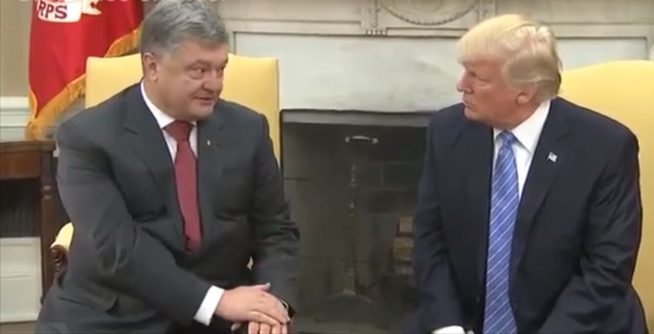 Трамп встретился с Порошенко в Нью-Йорке. Среди тем, которые обсудят президенты, - ситуация на Юго-Востоке Украины - кадры