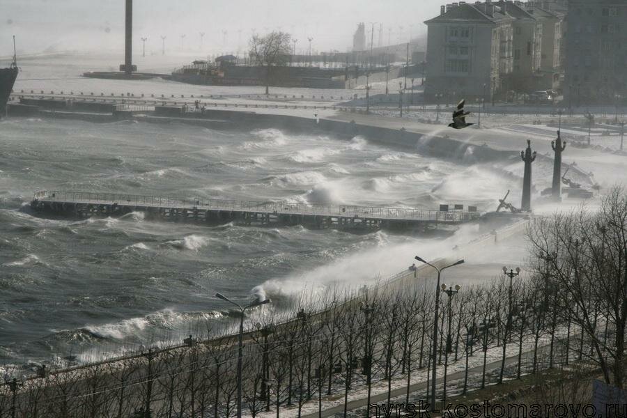 ​Сильный ураганный ветер: в Новороссийске воют сирены, и город приготовился ко встрече со стихией