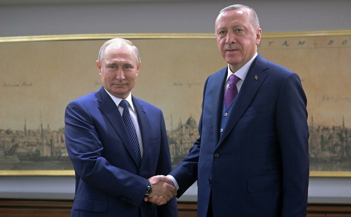 Эрдоган, Путин, Россия, Турция, политика, общество, газопровод