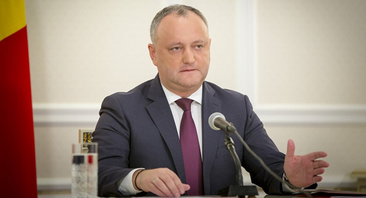 Додон предупредил о тяжелых последствиях "размораживания" конфликта в Приднестровье