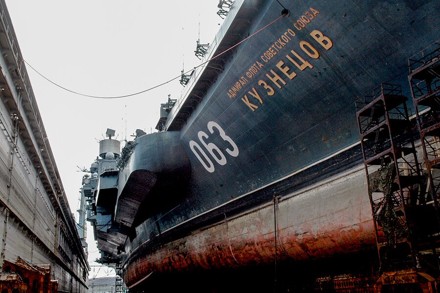 ​Крупнейшее судоремонтное сооружение для “Адмирала Кузнецова” будет поднято на поверхность – подробности