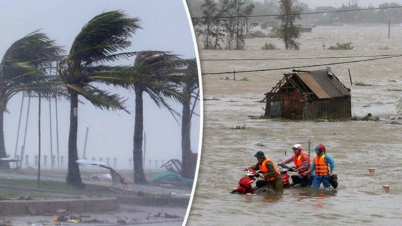 На Вьетнам обрушился тайфун ʺДоксуриʺ: более 116 тысяч человек эвакуированы, ветер достигал 185 км/ч 