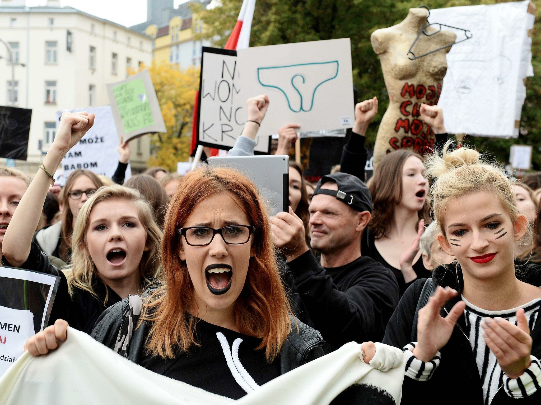 В Польше протестуют против запрета абортов 