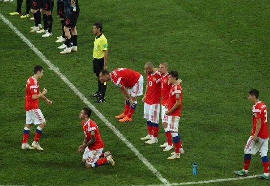 Россия покинула ЧМ-2018, героически сражаясь до последнего в матче 1/4 с Хорватией