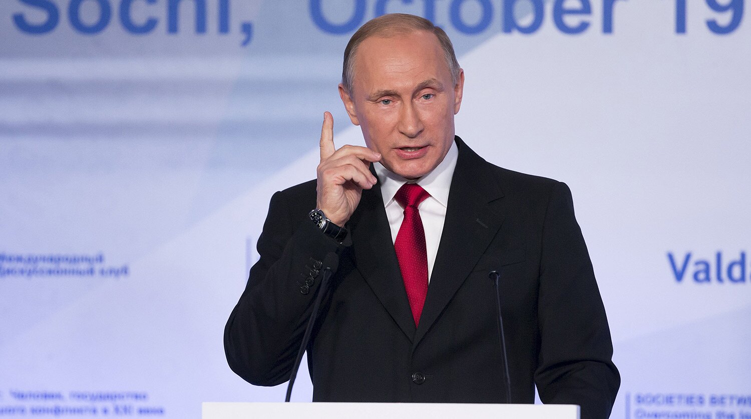 Путин назвал себя "демобилизованным солдатом" на форуме "Валдай"