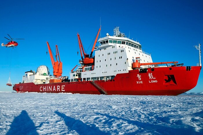 Очередной шаг Китая в "войне" за господство над Арктикой - КНР спустила на воду новейший ледокол