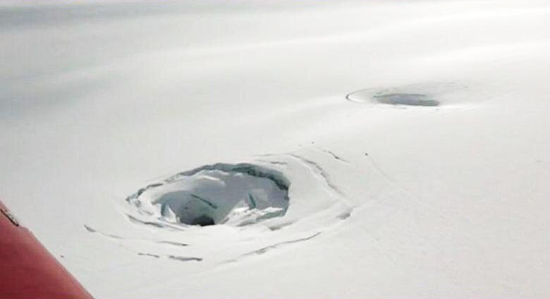 Исландский ледник Ватнайокуль трещит по швам: громадные воронки могут спровоцировать катастрофы в Северной Америке и Европе 