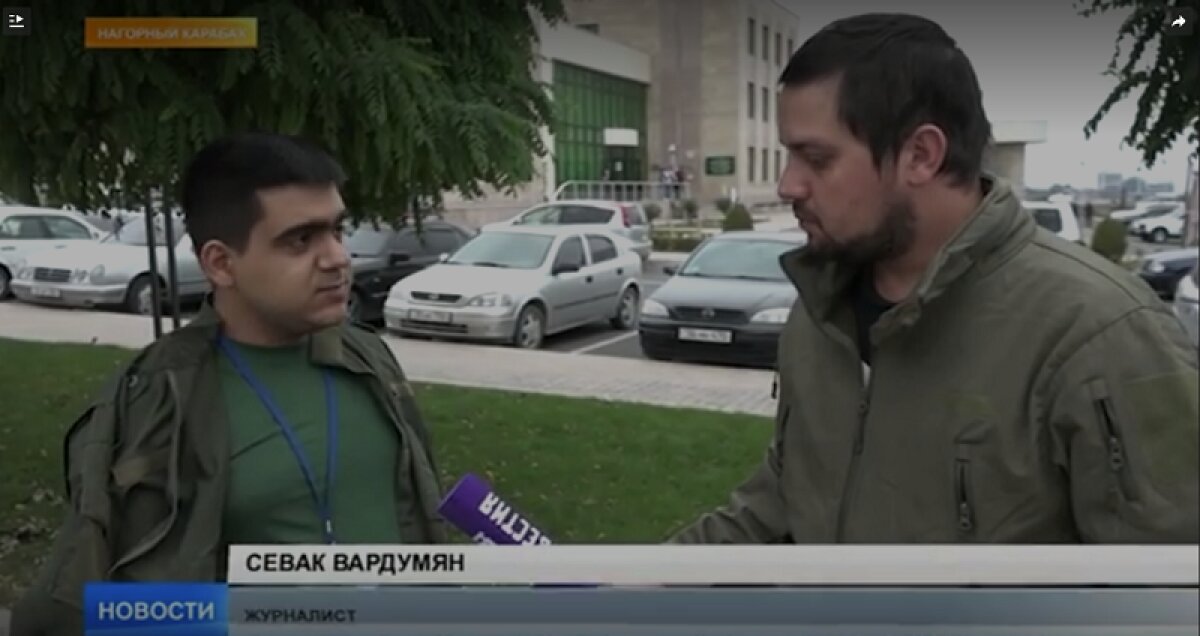 Армянский журналист Севак Вардумян рассказал, как выжил после артобстрела в Нагорном Карабахе