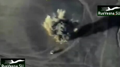 ВКС РФ ударом с неба ликвидировали десятки террористов, напавших на войска Асада