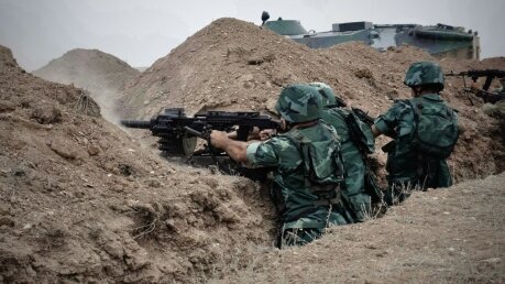 ​Азербайджан показал кадры применения артустановок во время перемирия в Карабахе