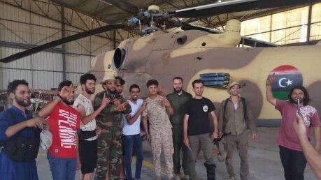 Силы ПНС захватили вертолет Ми-35 армии Хафтара 