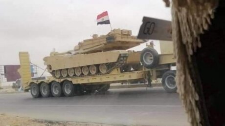 Танки Abrams ВС Египта вторглись в Ливию и идут на помощь Хафтару 