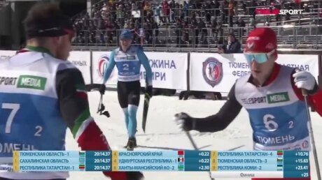 Российские лыжники Афанасьев и Быков устроили драку после финиша в стиле Большунова
